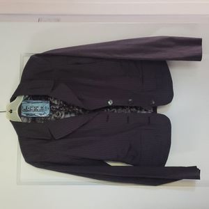 L.A.M.B.  Gray Pinstripe Jacket